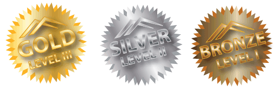 Gold - Level III | Silver - Level II | Bronze - Level I